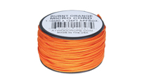Braided Cord Atwood Rope Micro Cord 125 ft Burn Orange